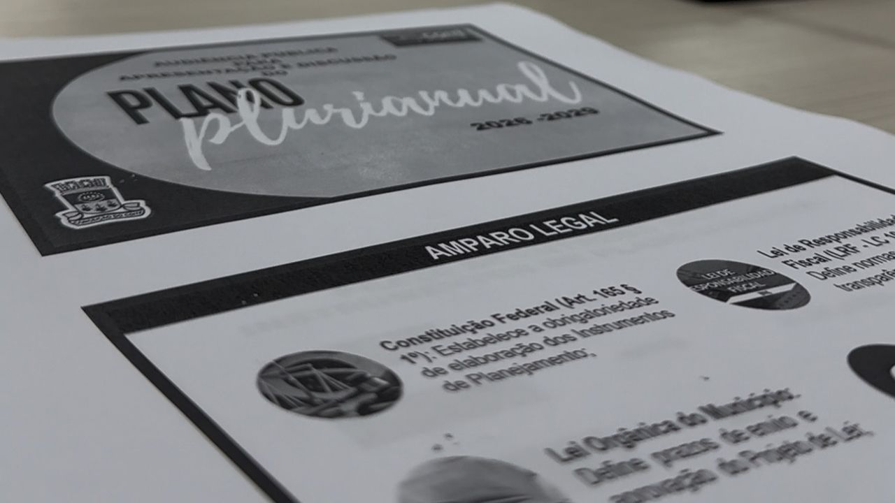 Audiência Pública:  apresentação e discussão da proposta do Plano Plurianual (PPA) do quadriênio 2026 a 2029 