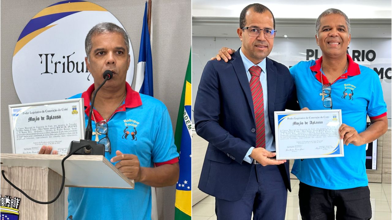Moção de Aplauso: Ramon Silva, idealizador do Projeto Batuque Social